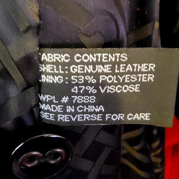 🦋Vintage Black Leather Swing Jacket 🦋Jones New York  1X Plus Womans - Picture 10 of 14